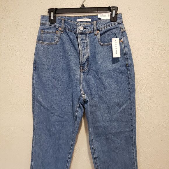 PacSun Jeans Womens High Rise Straight Button Fly Jean Size 26 NWT - Picture 4 of 7